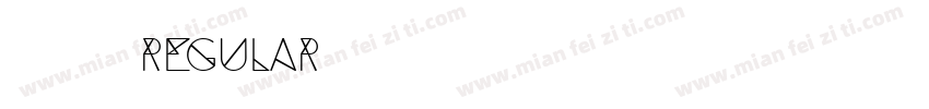 鸭嘴兽 Regular字体转换